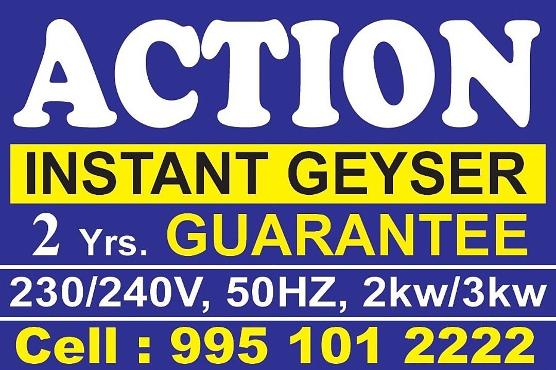 Action instant geyser. hot water with in 5 seconds uploaded by Action instant Geyser on 8/25/2020