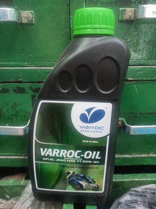 Varroc 20w50 oil uploaded by Mahaveer Automobiles on 7/27/2021