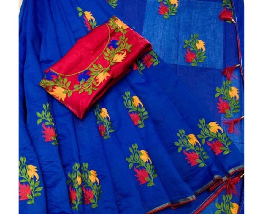 Adrika chanderi cotton saree uploaded by SaiRam Boutique on 7/27/2021