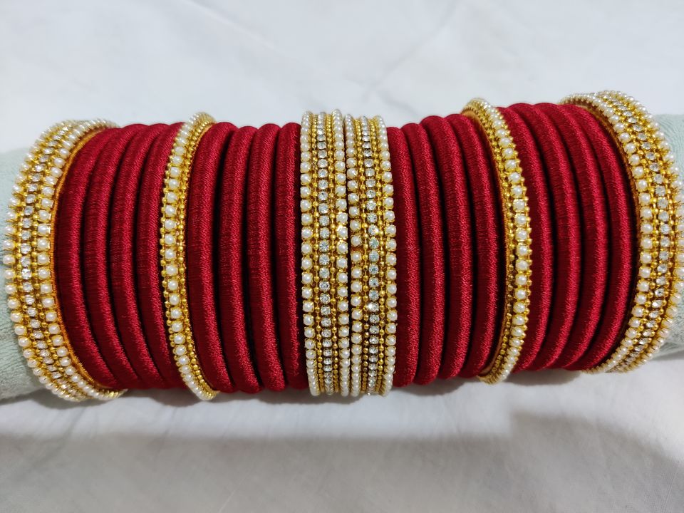 Silk thread bangle uploaded by business on 7/27/2021