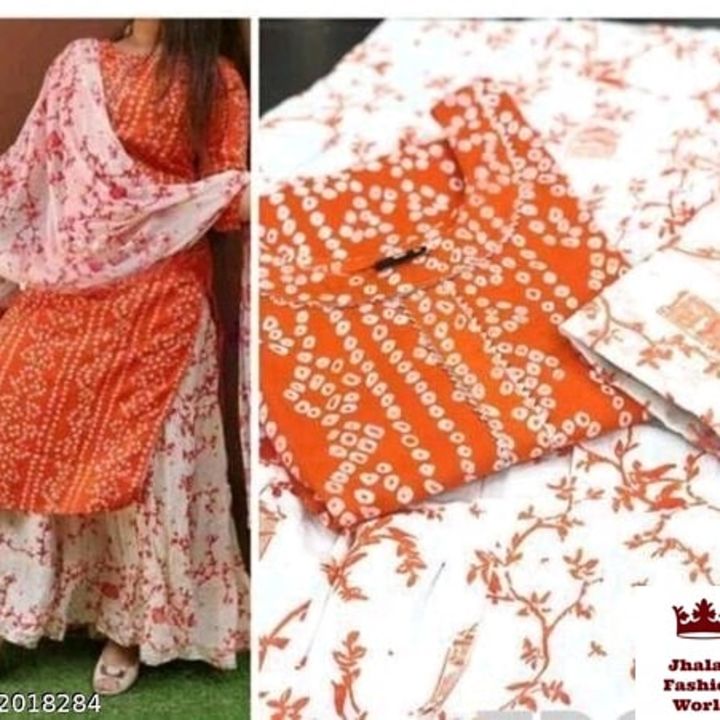 Post image Aagam Ensemble Women Kurta Sets with Dupatta Kurta Fabric: RayonBottomwear Fabric: RayonFabric: RayonSet Type: Kurta With Dupatta And BottomwearBottom Type: SkirtSizes:XL, L, XXL, MCountry of Origin: India*Price 600₹*Free Shipping With Cash On Delivery. For Order Call &amp; Whatsapp 9013201768.