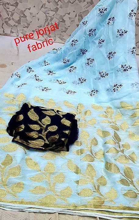 Post image 🔱🔱🔱🕉️🕉️🕉️🔱🔱🔱
🛍️🛍️🛍️🛍️🛍️🛍️🛍️🛍️🛍️
          News launching
👉Pure jorjat zari Patti fabric
👉 flower print designing all over saree
👉super hit colour combinations
👉 contrast same fabric blouse
👉Ready to ship

✴️✴️price.899+&amp;

Book fast
