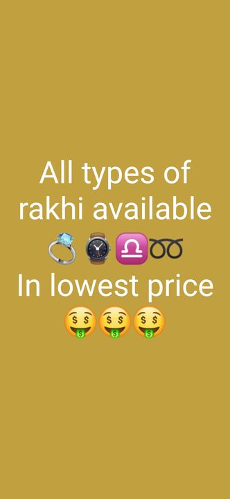 Rakhi uploaded by business on 7/27/2021