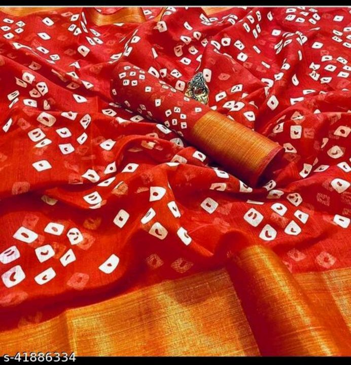 Bandhani sarees uploaded by Shiv Shakti collection on 7/28/2021