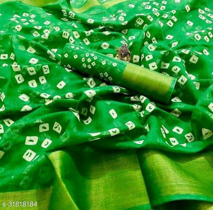 Bandhani sarees uploaded by business on 7/28/2021