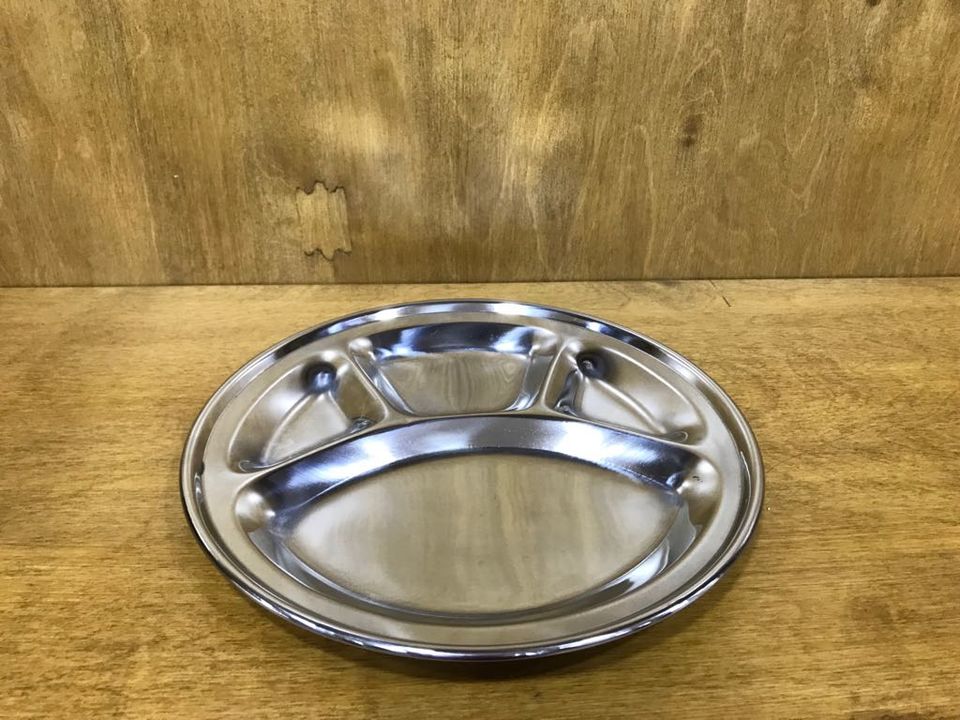 Stainless steel Round bhojan thal. uploaded by business on 7/28/2021