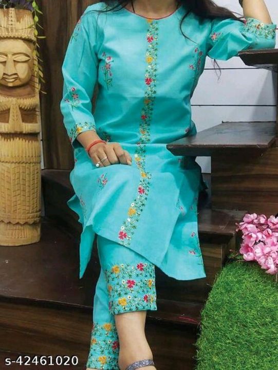 Abhisarika Fashionable Women Kurta Sets uploaded by Vishal collection on 7/28/2021