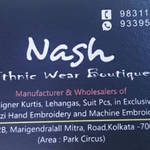 Business logo of Nash Ethnic wear boutuque