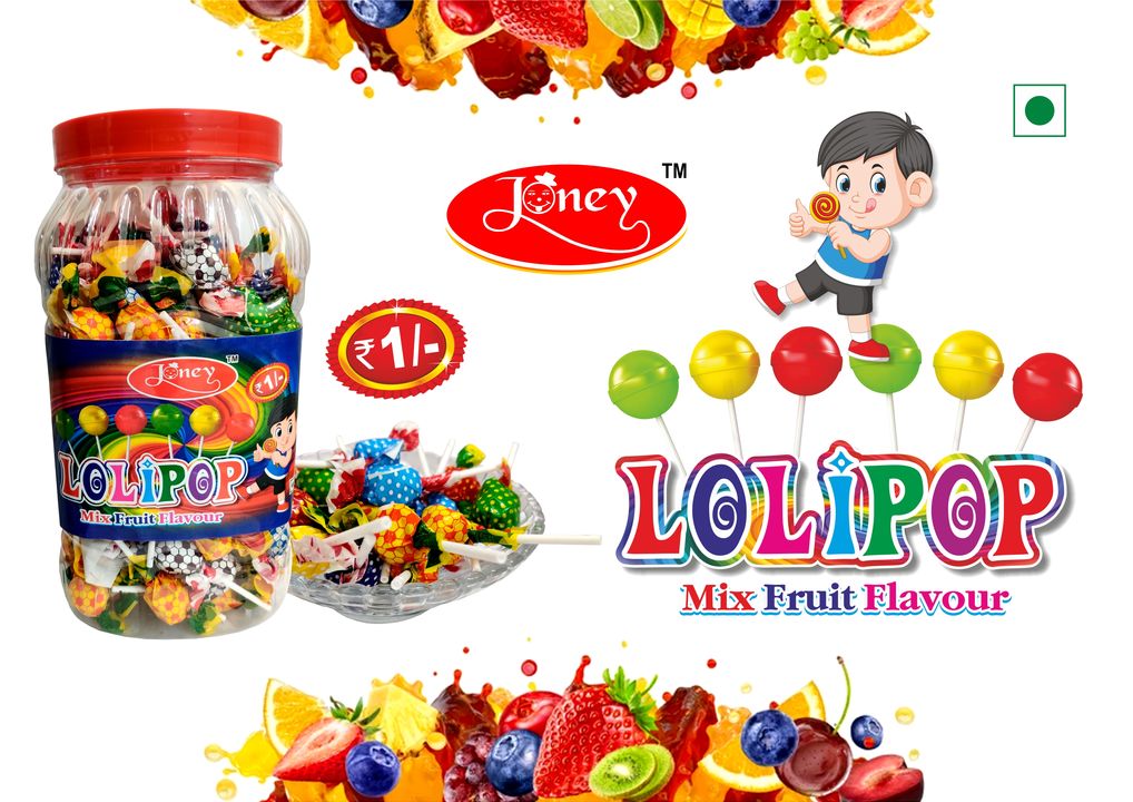 LOLLIPOP MIX FRUIT 1RS uploaded by JAIN CONFECTIONERY on 7/28/2021