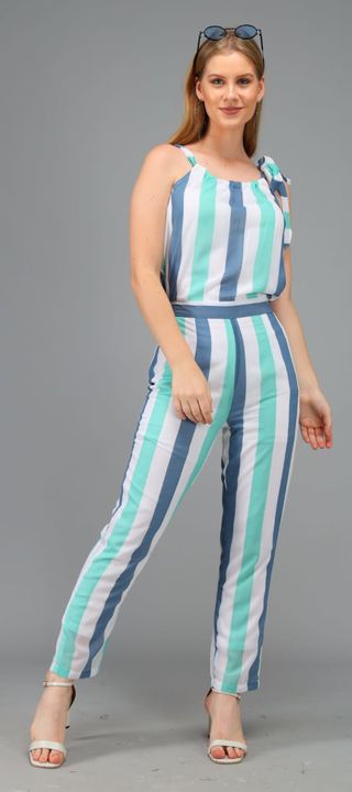 Stripe jumpsuits uploaded by Shree kannan collection on 7/28/2021