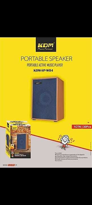 Portable speaker KDM-SP-W04 uploaded by business on 8/26/2020
