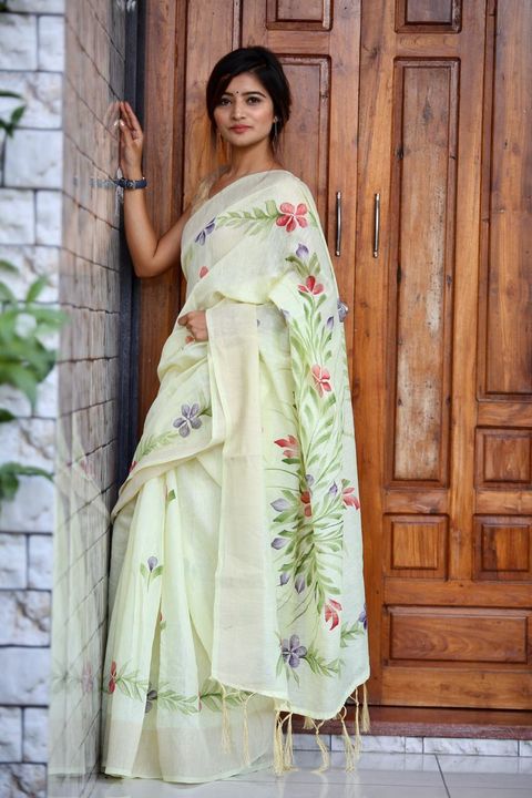 Lilan saree uploaded by Aastha creation on 7/28/2021