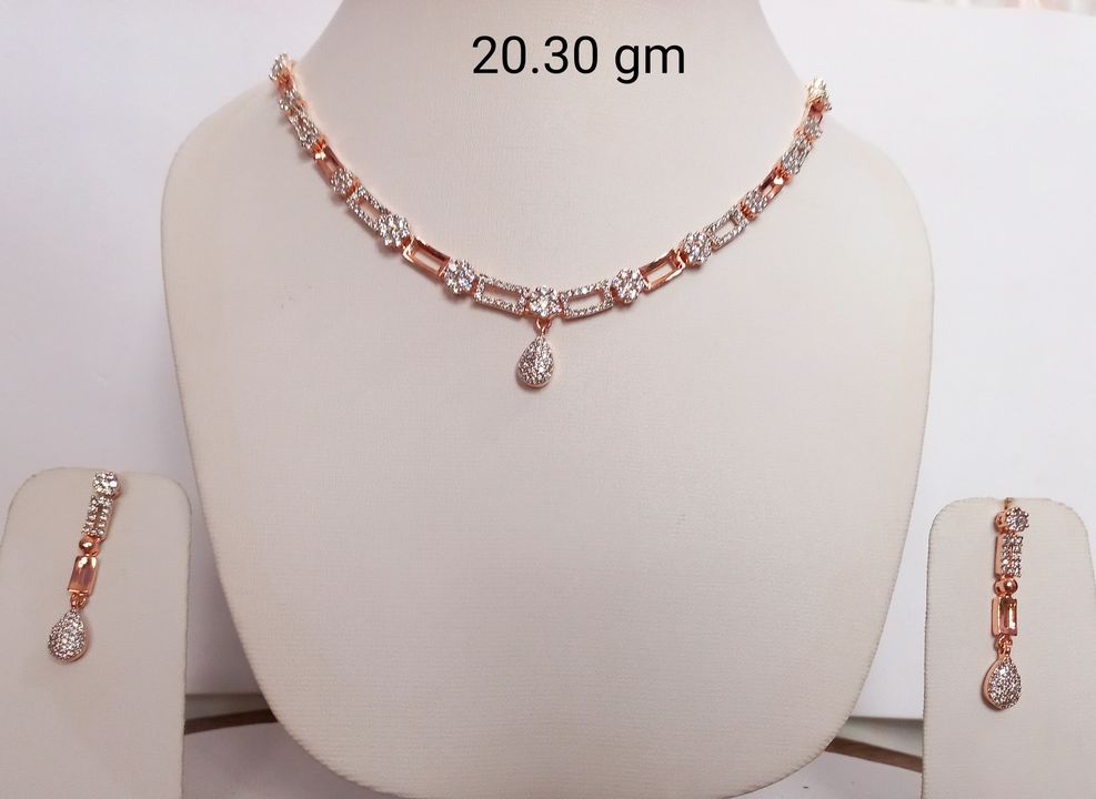 Post image 92.5% Sterling silver rose gold sets at wholesale rates.Wholesaler,  Jewellers , resellers and customer can connect me for details.Watsapp 9319330883 nitin verma