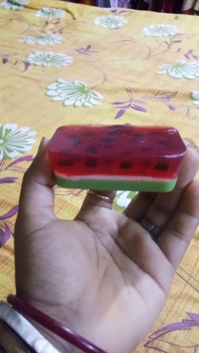 Watermelon soap uploaded by Mom handmade beauty soap on 7/28/2021