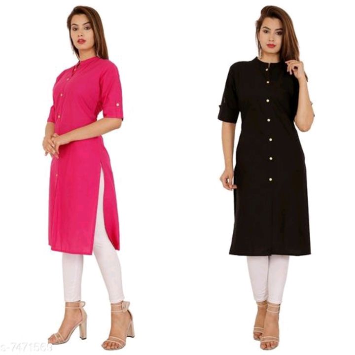 Women's Solid Cotton Kurti uploaded by business on 7/29/2021