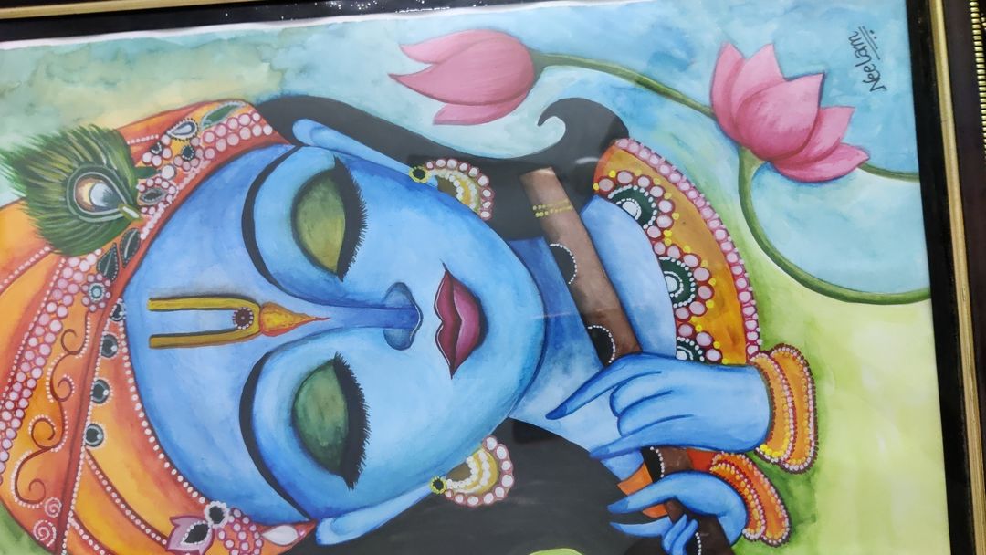 Krishna painting uploaded by business on 7/29/2021
