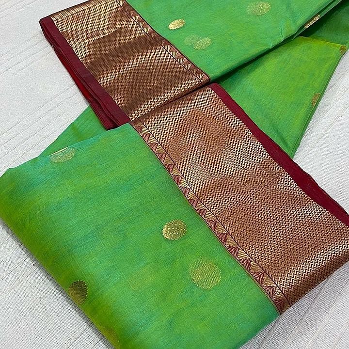 Chanderi handloom silk saree  uploaded by Royal_weaves_chanderi_saree on 8/26/2020