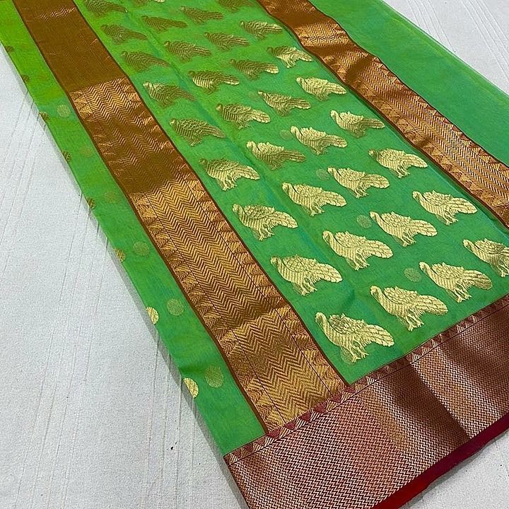 Chanderi handloom silk saree  uploaded by Royal_weaves_chanderi_saree on 8/26/2020