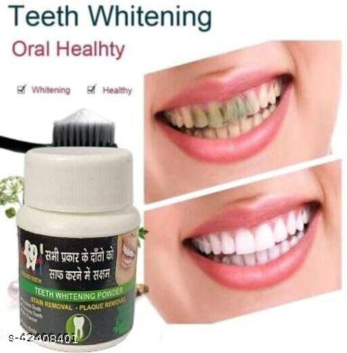 Teeth Whitening Powder uploaded by Ganpati Creation on 7/29/2021