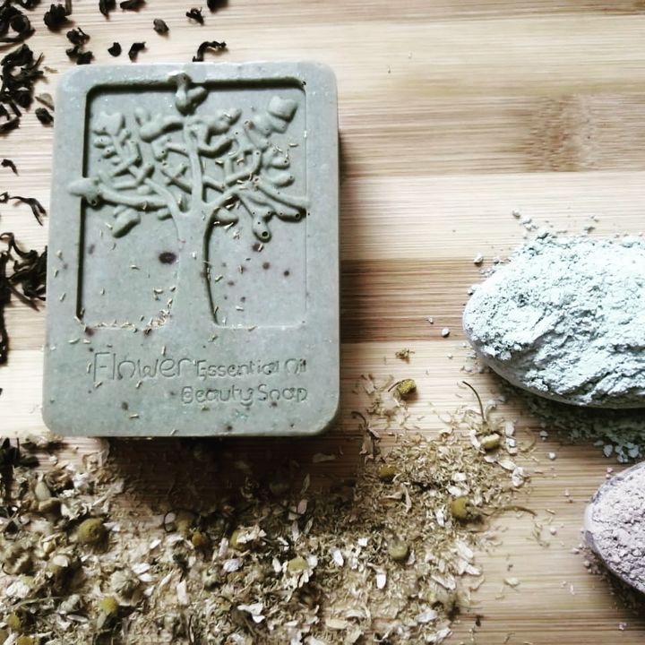 Green clay soap uploaded by Peach organza natural's on 7/29/2021