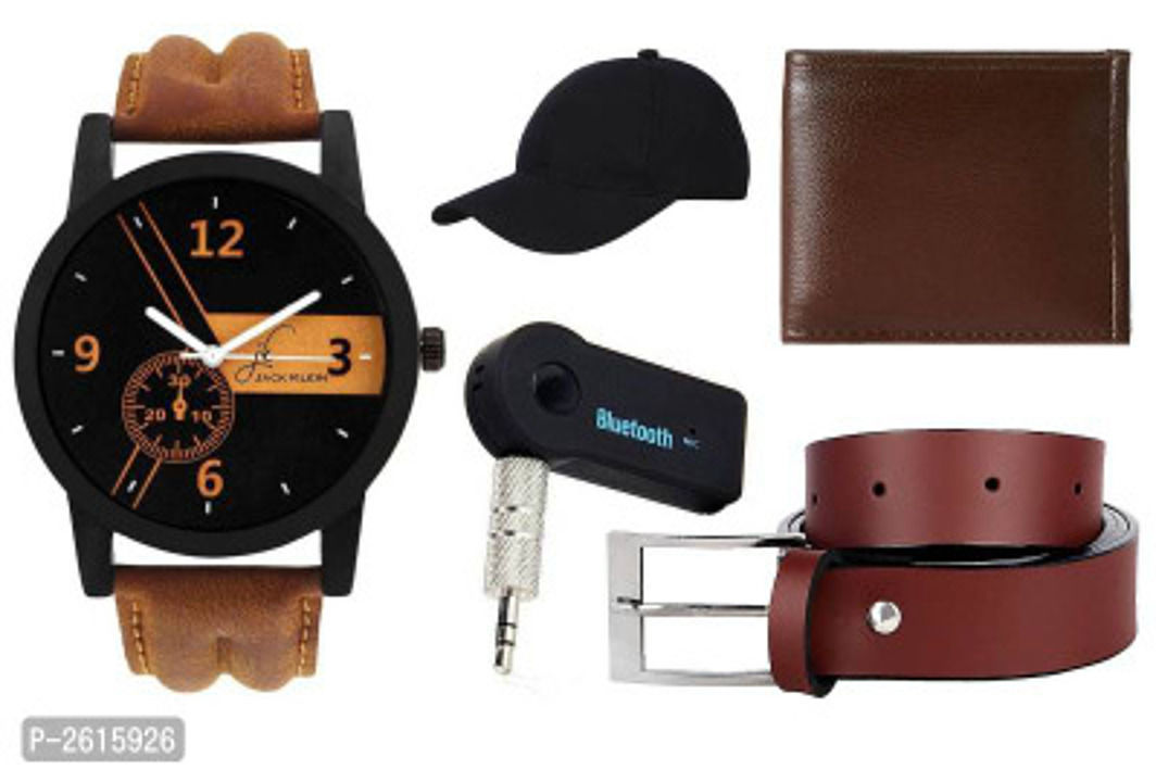 Combo pack of 5 watch, Belt, cap, wallet etc uploaded by business on 8/26/2020