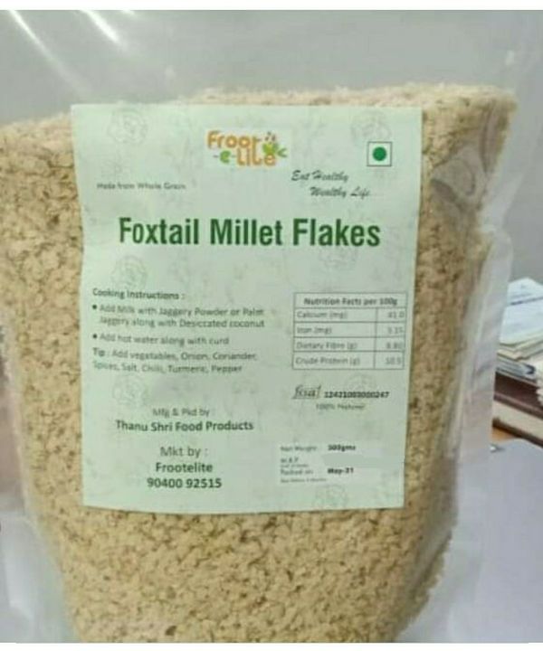 Foxtail millet flakes  uploaded by Froot e lite millet on 7/30/2021