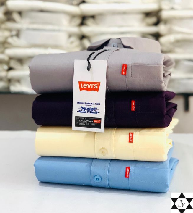 Post image *COMBO of 4pcs**BRAND LEVIS**STUFF COTTON**10A QUALITY**SIZE M L XL XXL👈🏻👈🏻**Full sleeves**SINGLE PCS PACK**PRICE 1400 fix**Single pc price 370/ fix*
*OPEN ORDER*👈🏻👈🏻*BOOKING START*🏃🏼‍♂️
Choose any 4 color &amp; any size price 1400/👈🏻👈🏻👈🏻