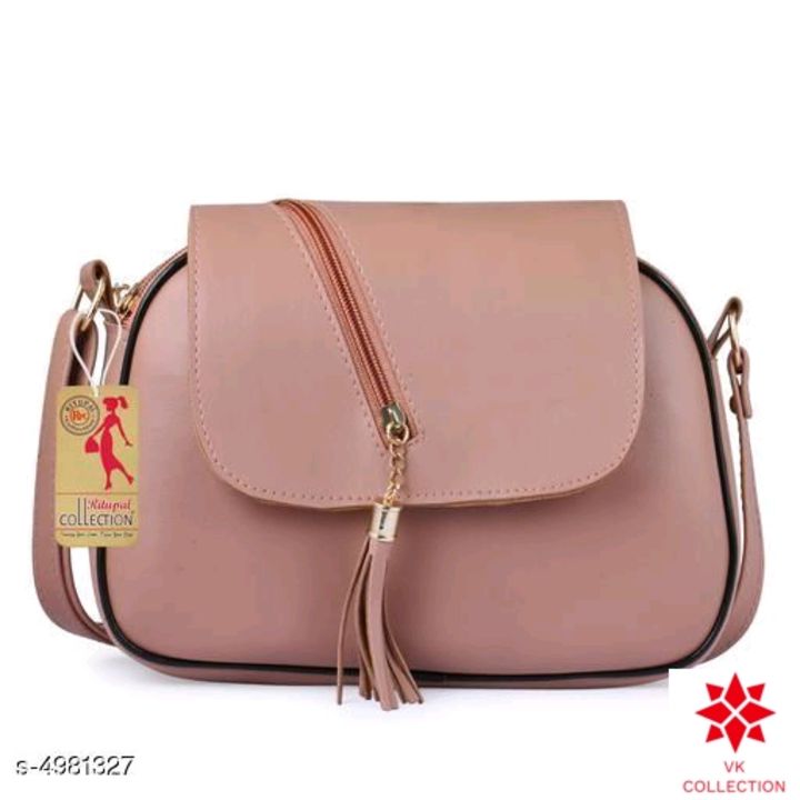 Post image Catalog Name:*Elegant Alluring Women Slingbags*Material: PUNo. of Compartments: 2Pattern: SolidMultipack: 1Sizes:Free Size (Length Size: 8 in, Width Size: 4 in, Height Size: 10 in) 
Easy Returns Available In Case Of Any Issue*Proof of Safe Delivery! Click to know on Safety Standards of Delivery Partners- https://ltl.sh/y_nZrAV3