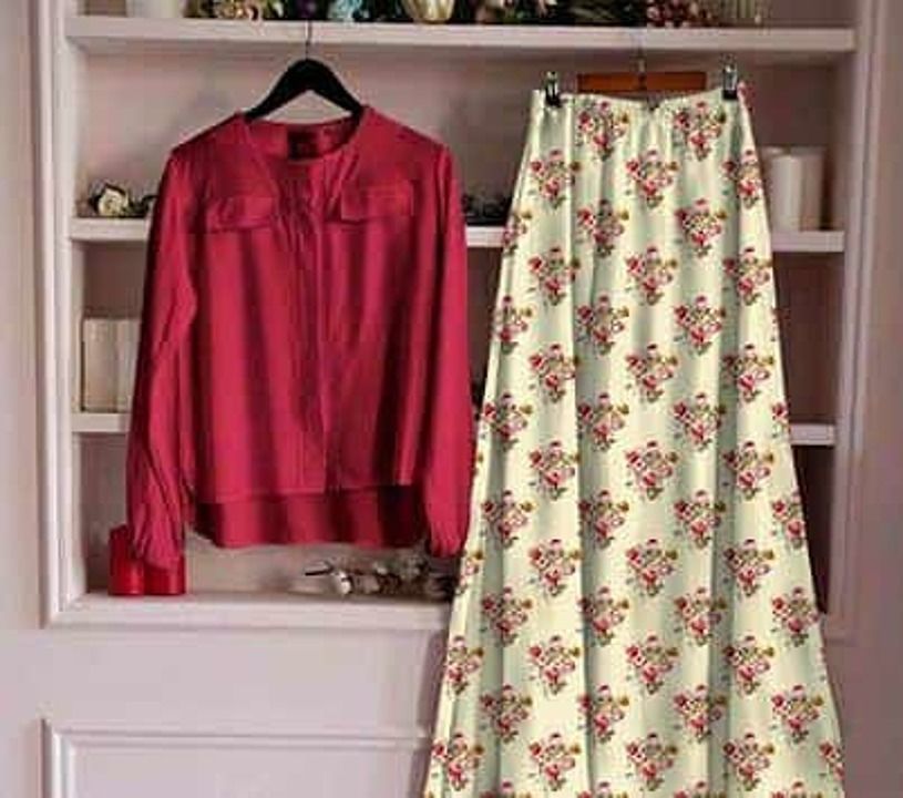 PRINTED MAXI SKIRT & SOLID TOP SETS



*Fabric*: Rayon

*Style*: Printed

*

*Sizes*: M (Bust 38.0 i uploaded by XENITH D UTH WORLD on 8/26/2020