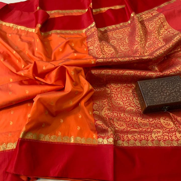 Fabric Monika silk sarees uploaded by business on 7/30/2021