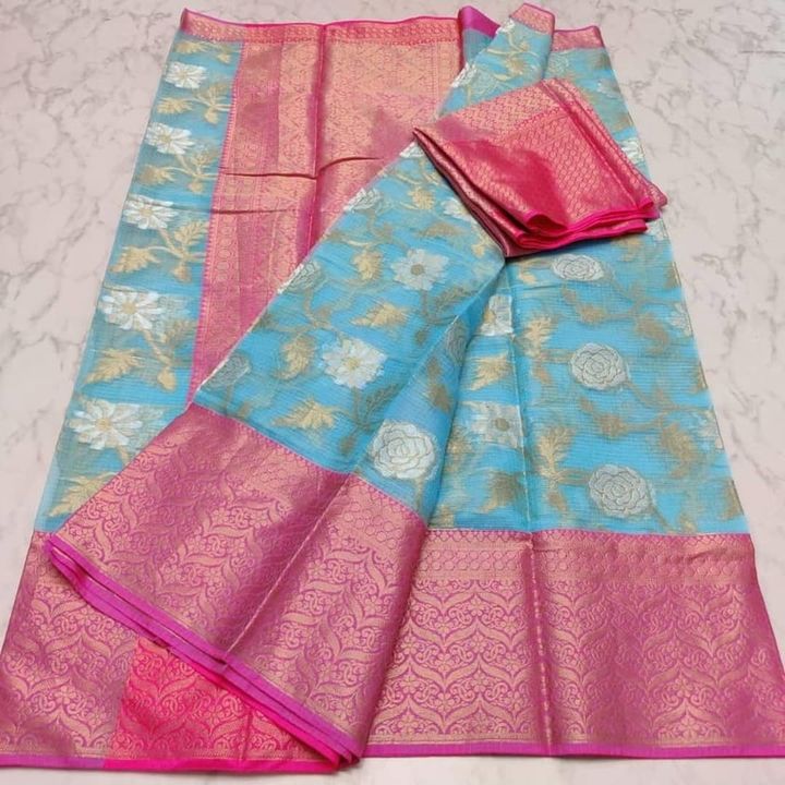 Post image Banarsi Kora sareeSoft silk sareePrice 1050Shipping freeI'm banarsi saree manufacture