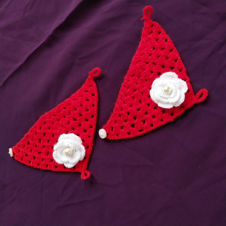Crochet barefoot baby sandals uploaded by business on 7/30/2021
