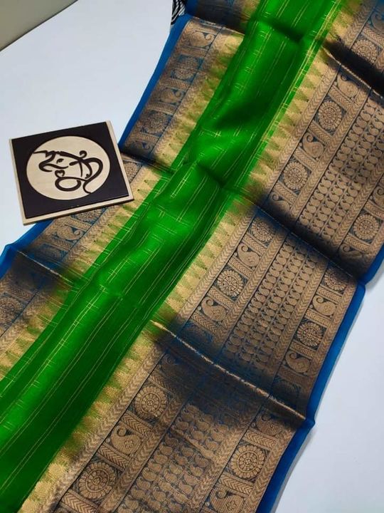  Fabric Kora organza Silk sarees uploaded by business on 7/30/2021