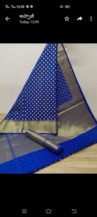 Fabric Monika silk sarees uploaded by Sarees on 7/30/2021