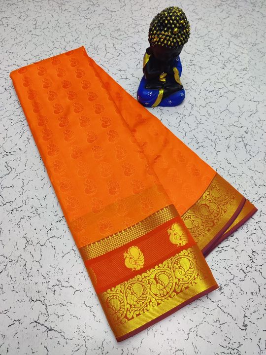 Embossed Saree uploaded by business on 7/30/2021
