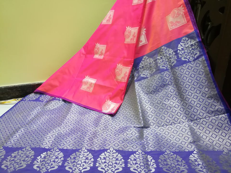 Post image 🍇 *SOFT SILK SAREES*

👌 _Fine quality  soft silk look like material_ 👌

🟧 _Checked pattern with Contra rich pallu with contra  blouse_ 🟨

👍 _Smooth feel with less weight_ 👍

*Special Price: Rs.850/-* 🌷🌷🌷🌷🌷🌷🌷🌷🌷🌷🌷🌷🌷🌷🌷🌷🌷🌷🌷🌷🌷