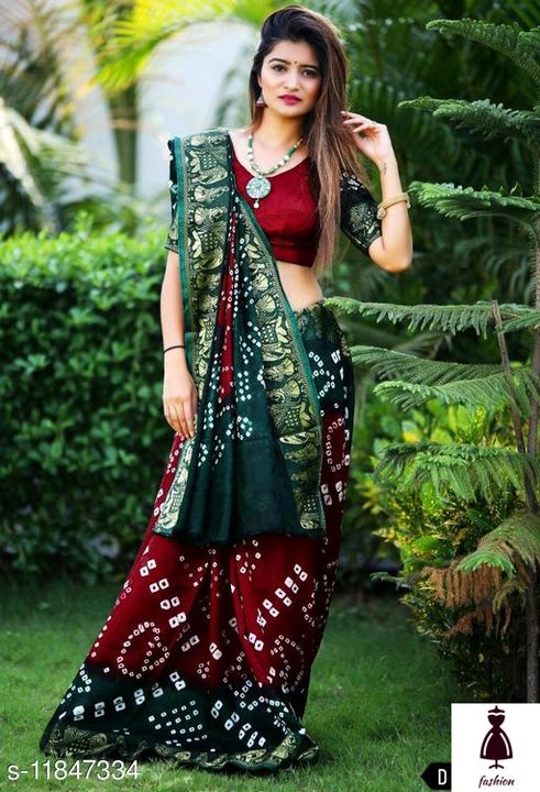 Bandhani saree uploaded by business on 7/30/2021