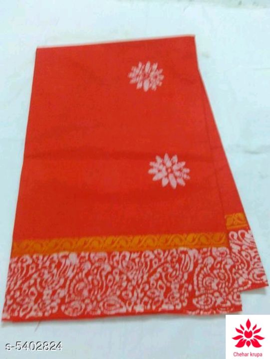 Cotton saree  uploaded by business on 7/30/2021