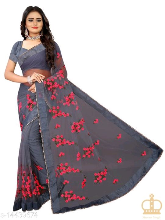 Pretty Net Sarees uploaded by business on 7/30/2021