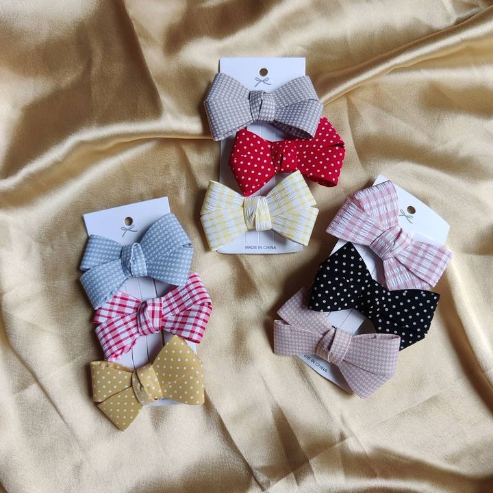 Bow clip uploaded by SHASA fashion store on 7/30/2021