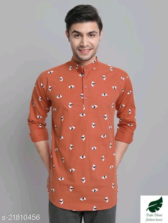 Majestic Man Cotton Printed Short Kurta uploaded by business on 7/31/2021