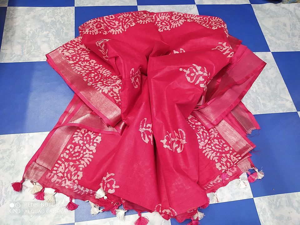 Cotton Batique sarees uploaded by business on 8/26/2020