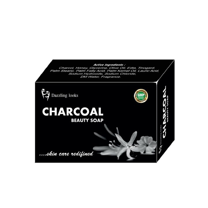 dazzling look charcoal soap uploaded by business on 7/31/2021