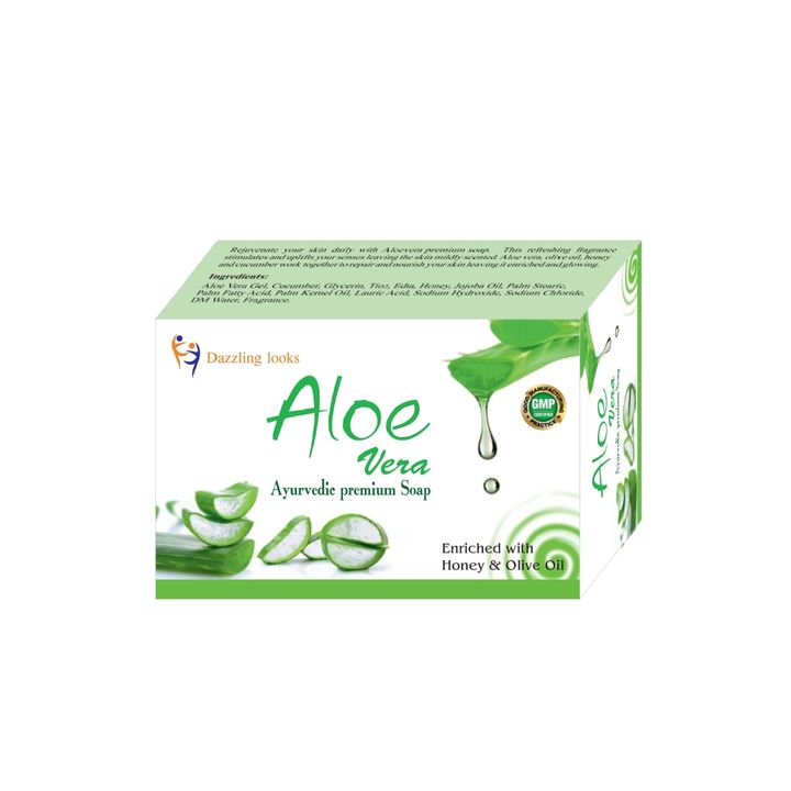 dazzling looks aloevera soap uploaded by business on 7/31/2021