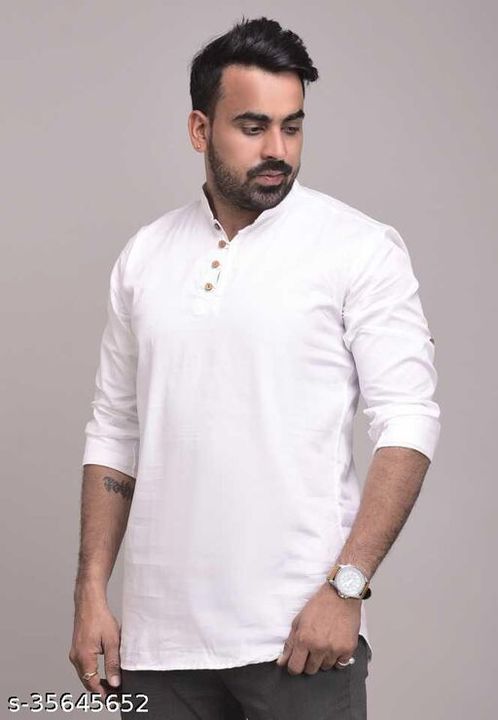 Man's short kurta uploaded by Yes collection on 7/31/2021