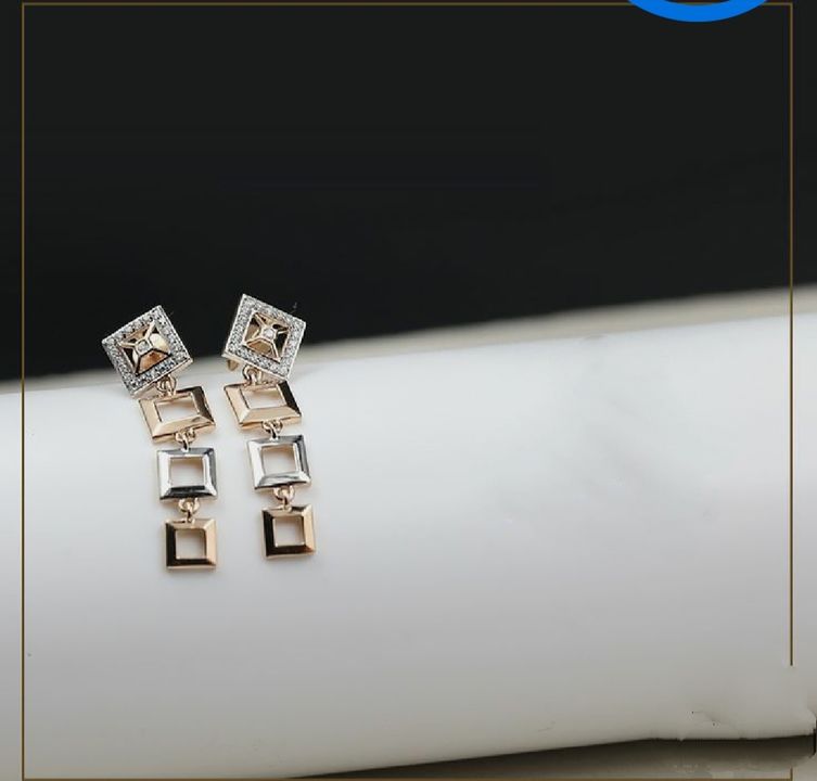 American diamond earrings uploaded by Khushi imitation on 7/31/2021