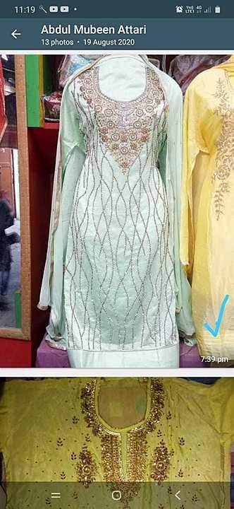 Simar Hand Work Suit uploaded by Attari Traders on 8/26/2020