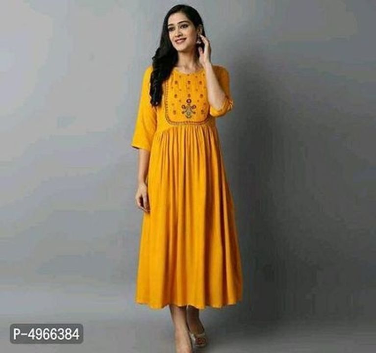 Stylish Rayon Embroidered Kurta For Women

Stylish Rayon Embroidered Kurta For Women

*Fabric*: Rayo uploaded by business on 8/1/2021