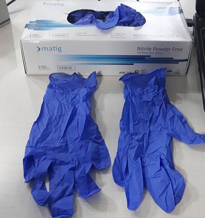 Nitrile Gloves 1 Box 100 pc uploaded by R.B.SURGICAL on 8/26/2020