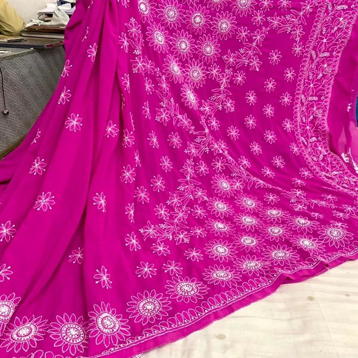 Post image Rc0293
Georgette fabric multi Resham thread work saree with blouse .
https://chat.whatsapp.com/IThE8jKIXddAurNJjzo4EL